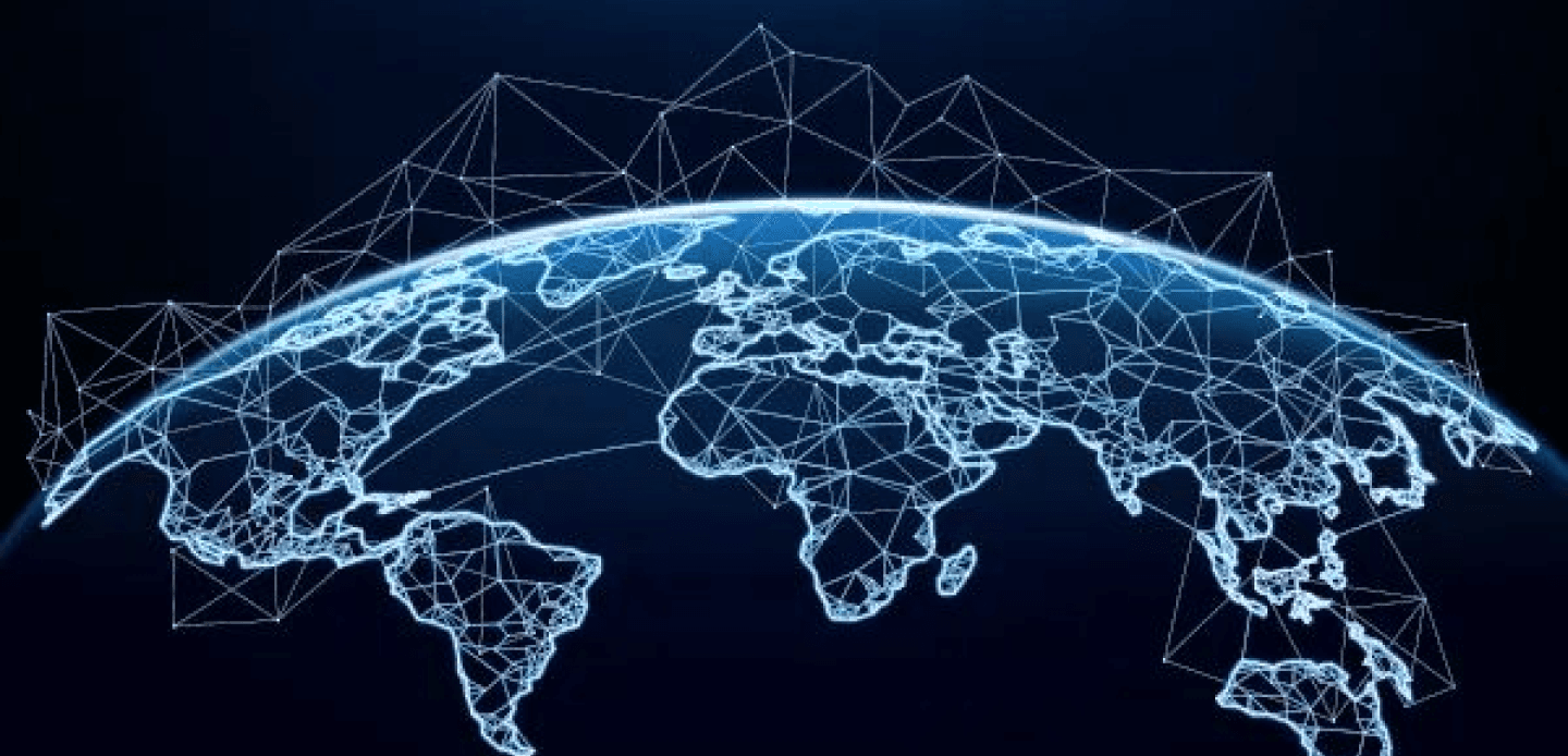 Globe Network Vector